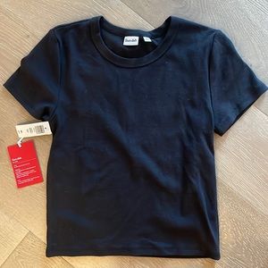 Aritzia Sunday Best Little Ribbed Shirt